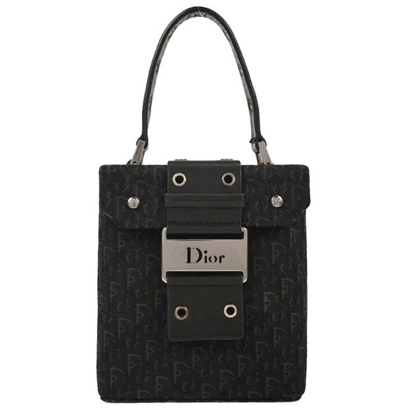 Christian Dior Black Street Chic Trotter Handbag HE1002 XX06749 - Picture 1 of 10
